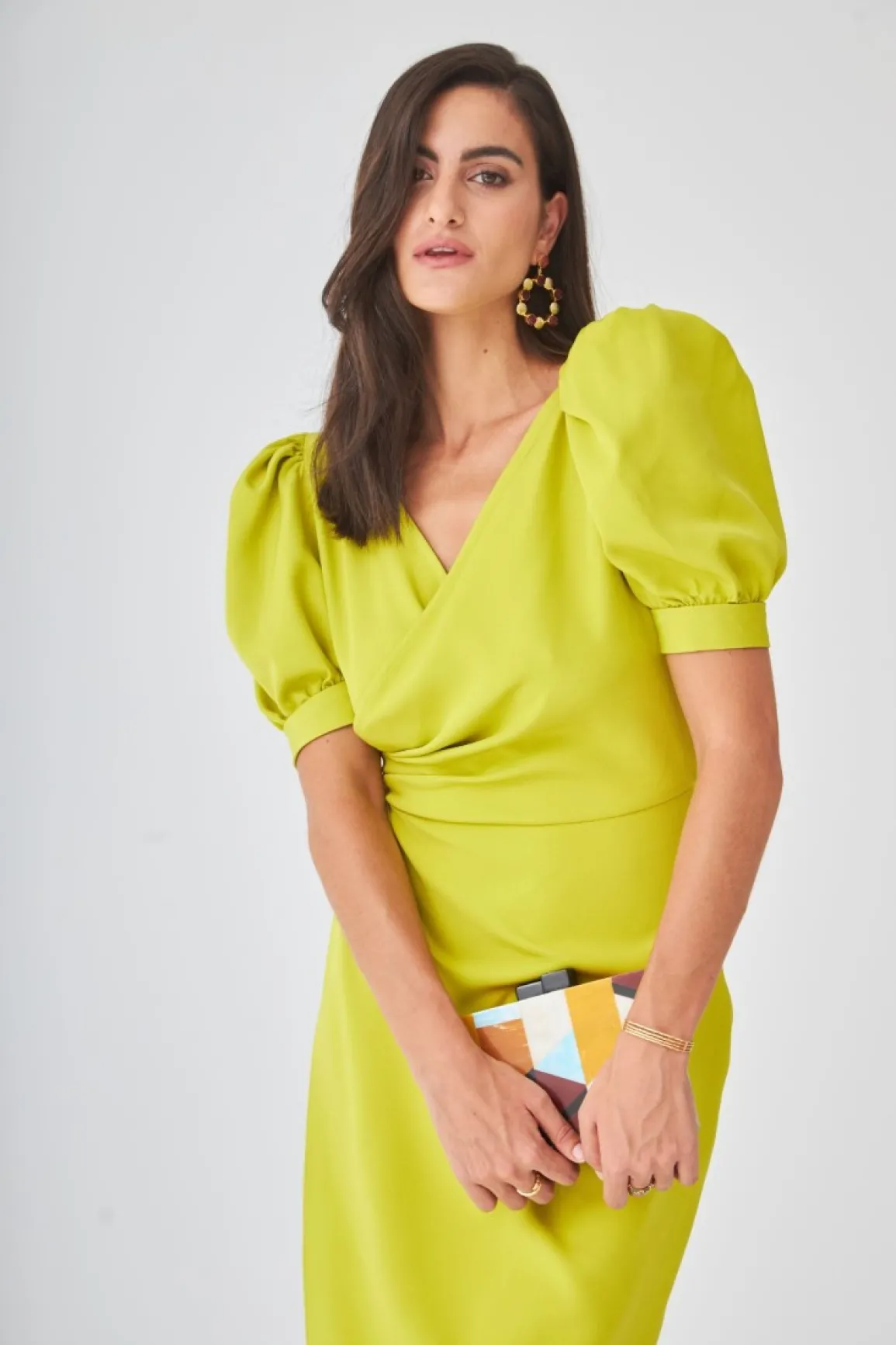 Online VESTIDO LARGO JUANITAOLIVA Midi dresses