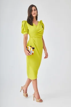 Online VESTIDO LARGO JUANITAOLIVA Midi dresses