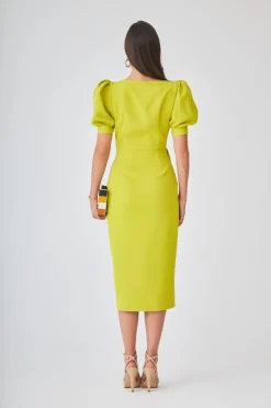Online VESTIDO LARGO JUANITAOLIVA Midi dresses