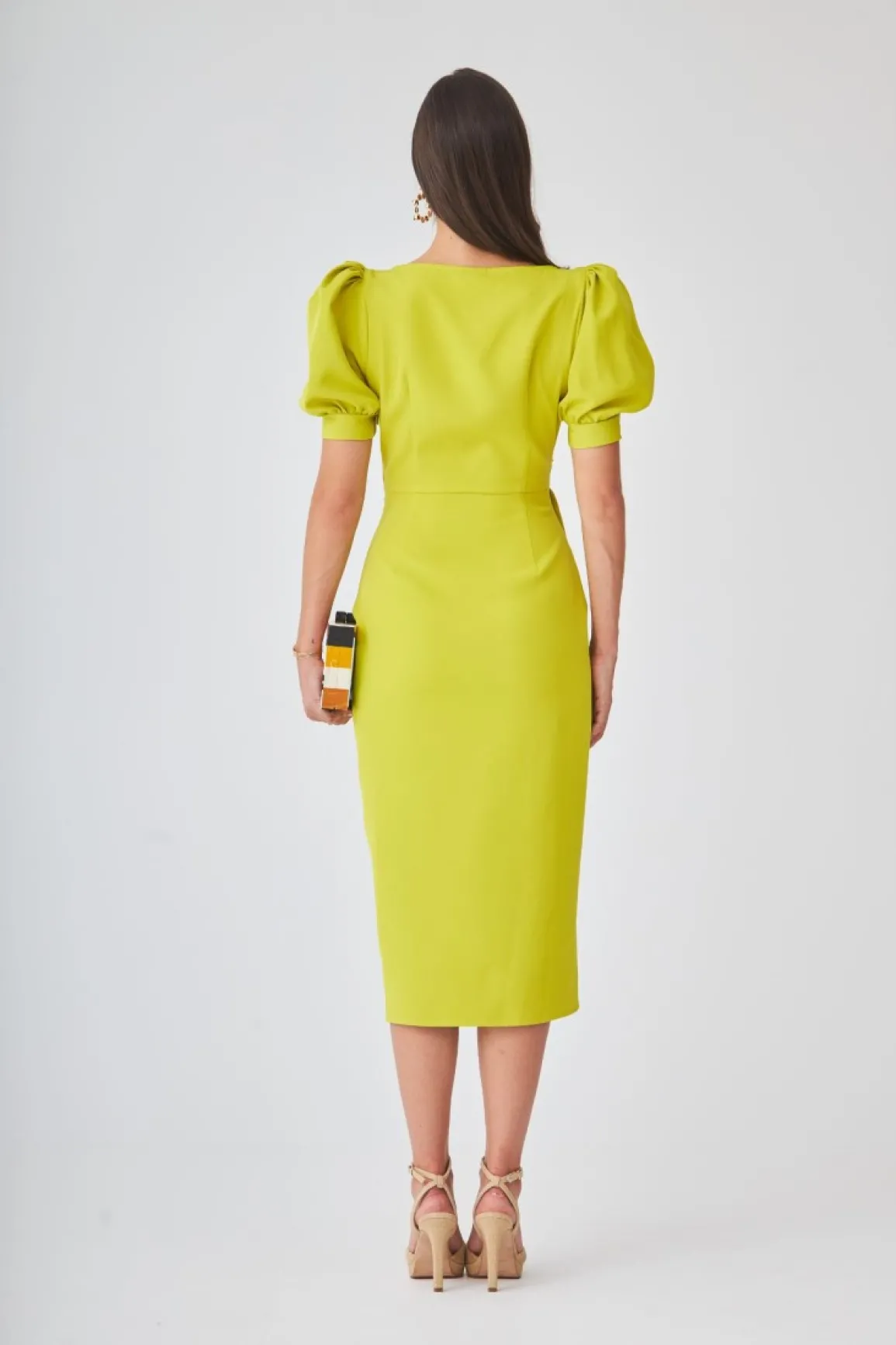 Online VESTIDO LARGO JUANITAOLIVA Midi dresses