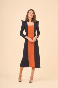 Discount VESTIDO LUCAMARINO/TEJA Midi dresses