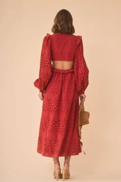 Online VESTIDO LUCILAROJO Midi dresses