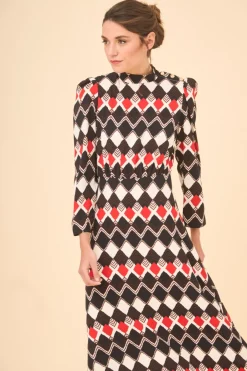 Outlet VESTIDO MATTIAMULTICOLOR Midi dresses