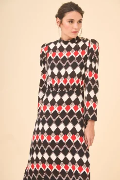 Outlet VESTIDO MATTIAMULTICOLOR Midi dresses