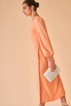 Sale VESTIDO MONSERRATSALMON Midi dresses