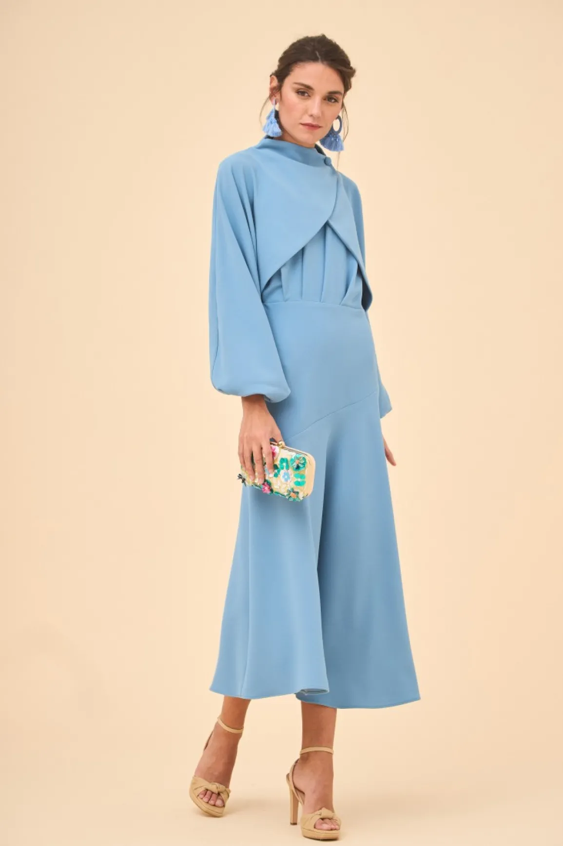 Best VESTIDO NO USARESTAMPADO VERDE Midi dresses