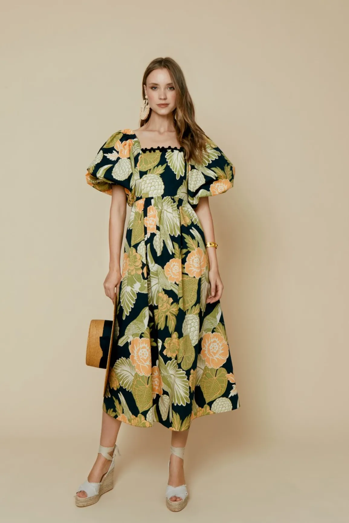 Clearance VESTIDO PANFILEST. PAJAROS Midi dresses