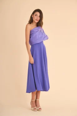Hot VESTIDO RAQUELMBMORADO MARIA BARAZA X COOSY|Midi dresses