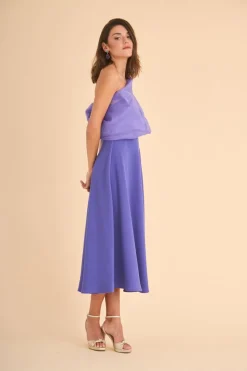 Hot VESTIDO RAQUELMBMORADO MARIA BARAZA X COOSY|Midi dresses