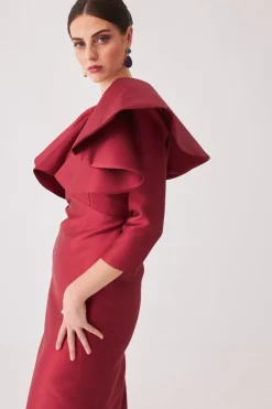 Clearance VESTIDO ROCIOMBBURDEOS MARIA BARAZA X COOSY|Midi dresses