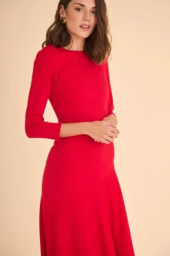 Discount VESTIDO ROSEROJO Midi dresses