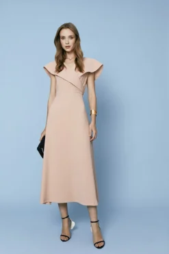 Discount VESTIDOS ATHENEA CREPEROSA Midi dresses
