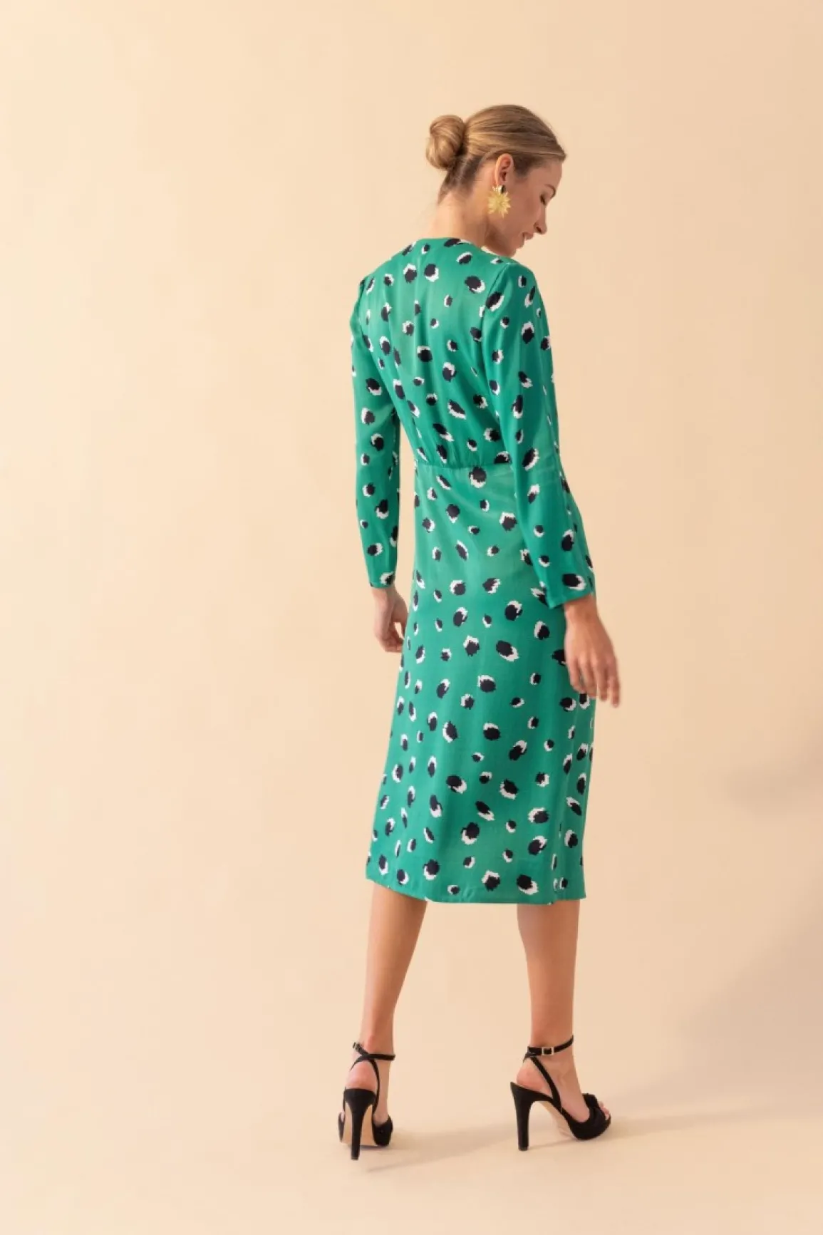 Hot VESTIDO SUNESTAMPADO Midi dresses