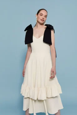 Outlet VESTIDO TRIANA24CRUDO Midi dresses|I DO