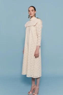 Fashion VESTIDO TROQUELBEIGE I DO|Midi dresses
