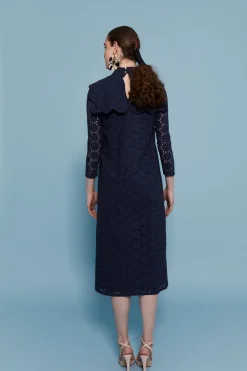 Clearance VESTIDO TROQUELMARINO Midi dresses